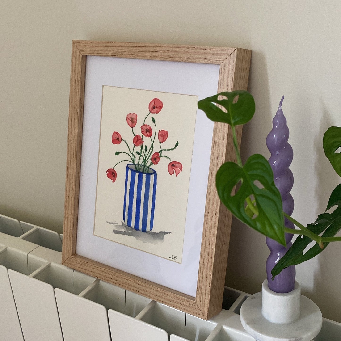 Poppies in vase
