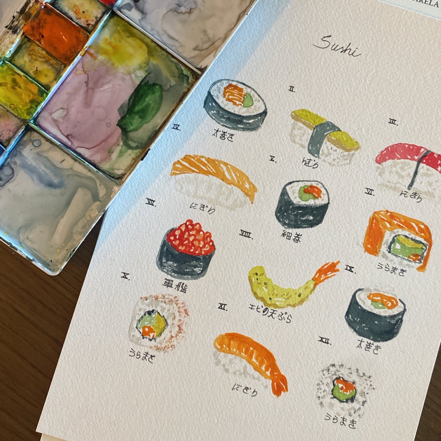Types of sushi