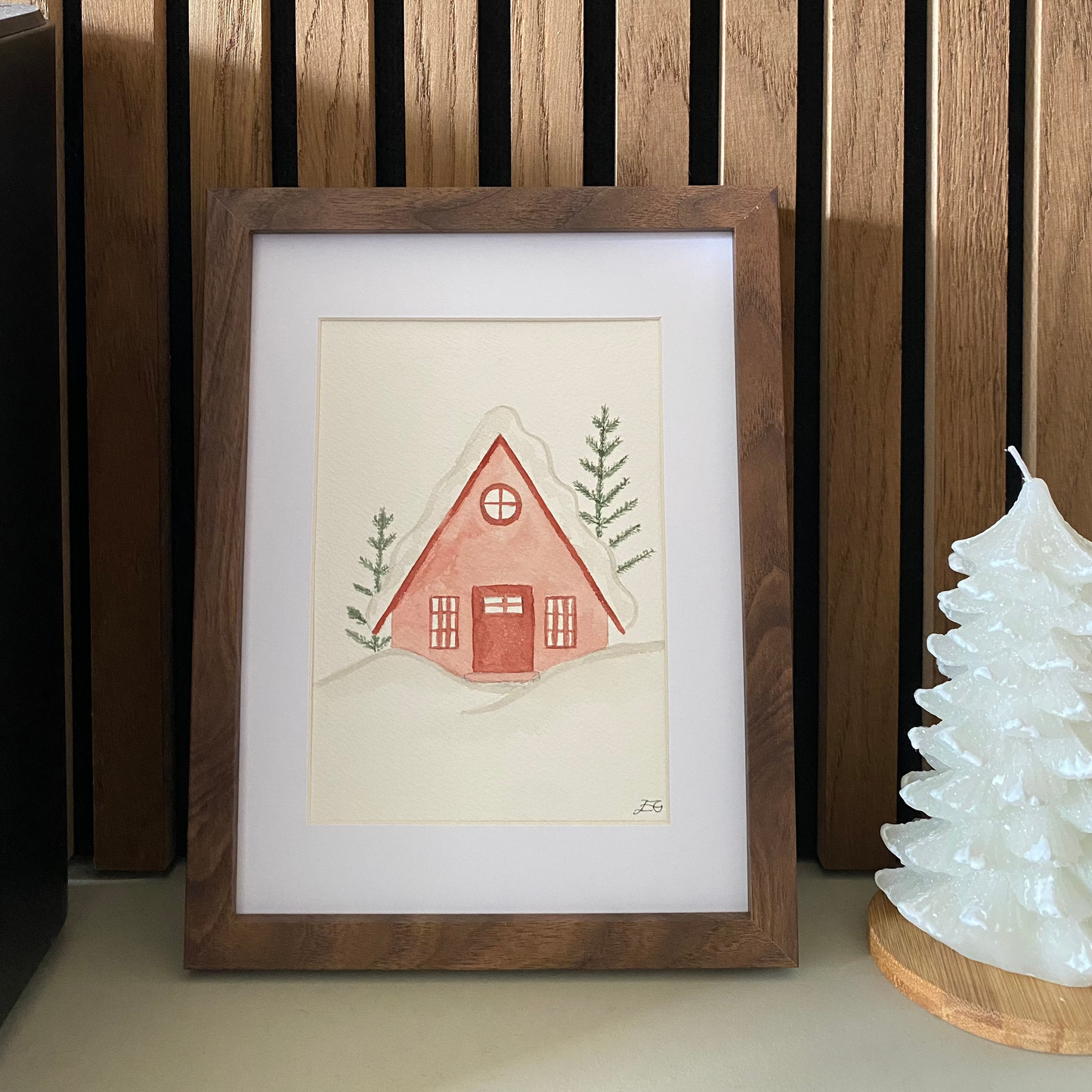 Christmas Pink House