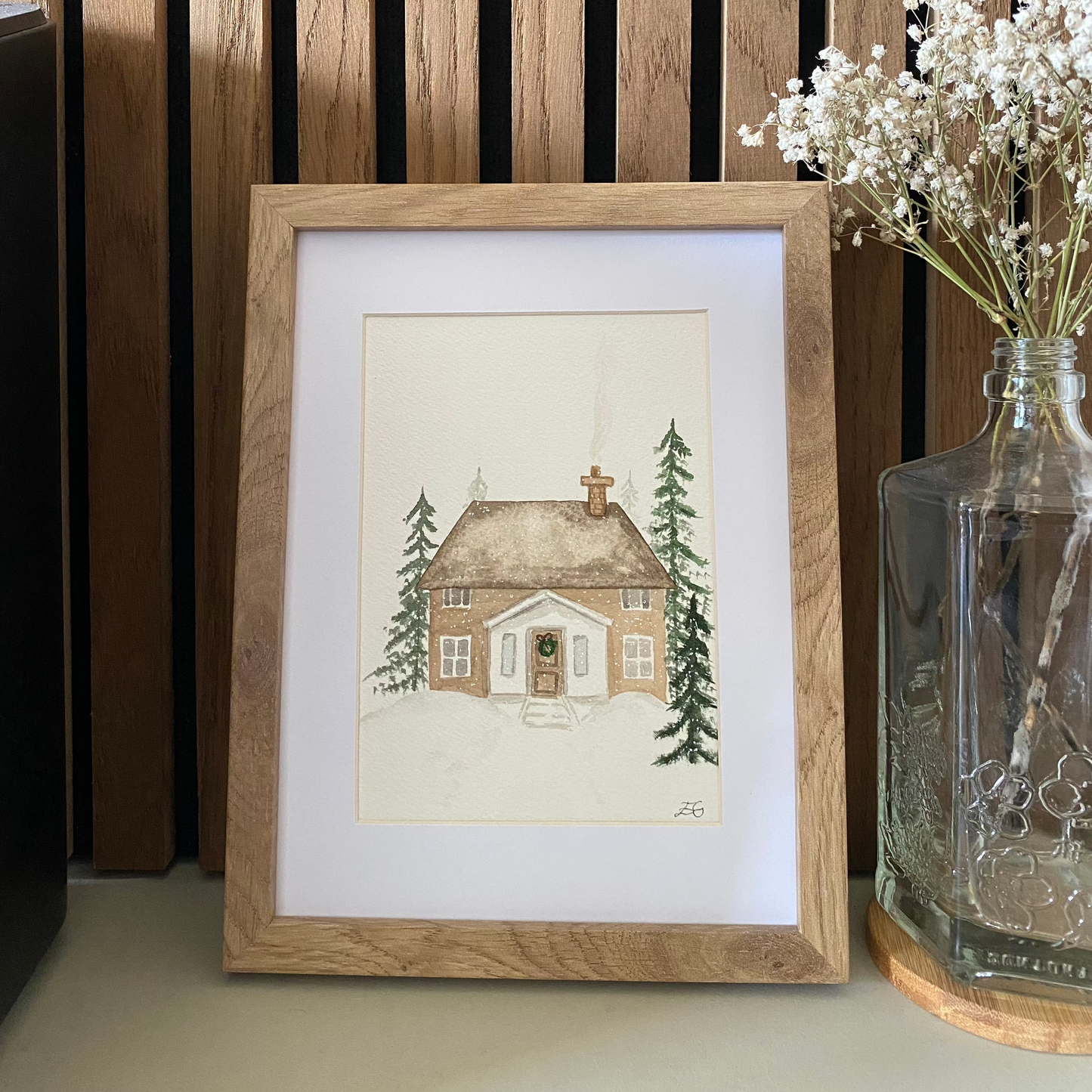 Christmas Brown House