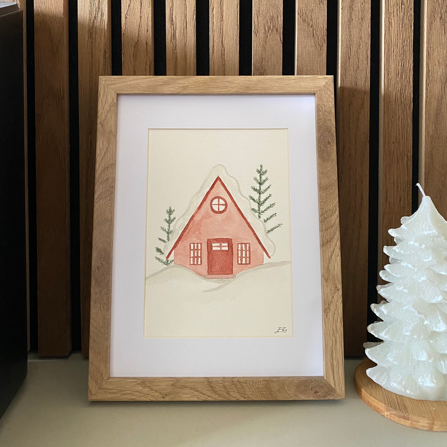 Christmas Pink House