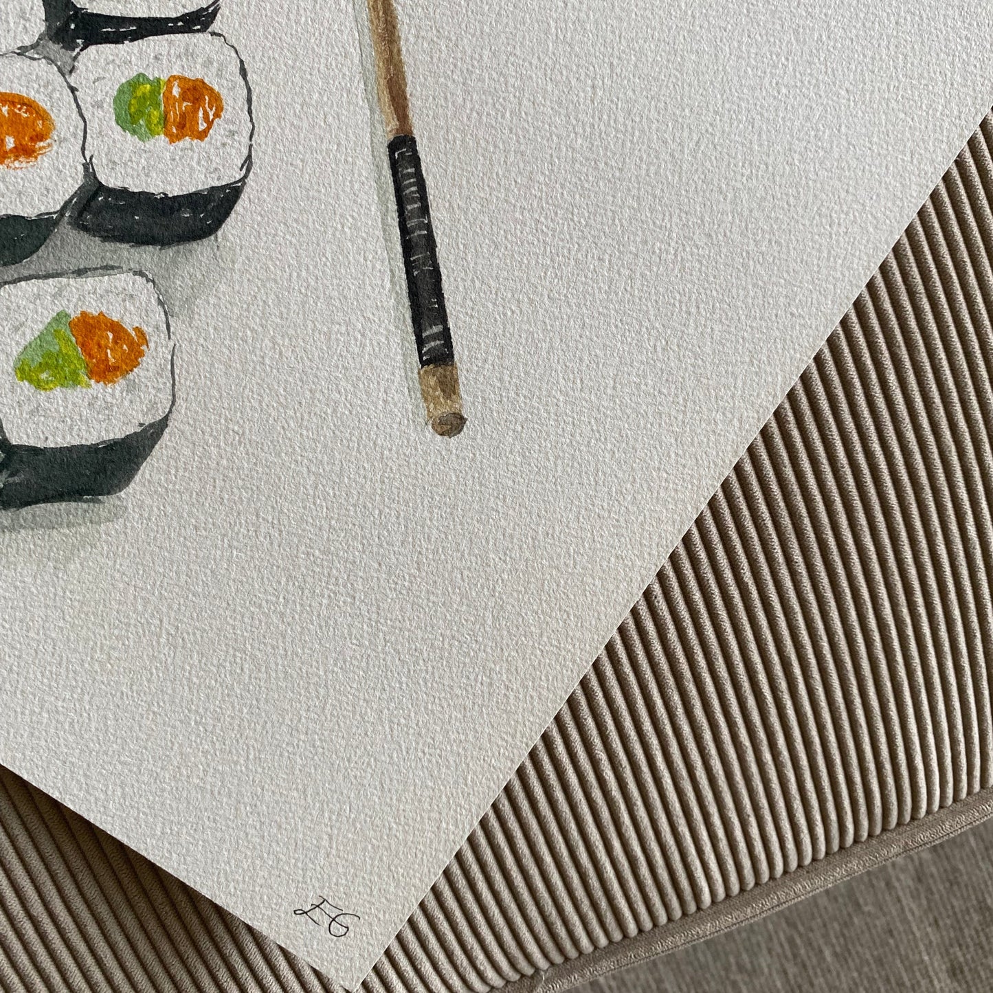 Sushi and Chopsticks
