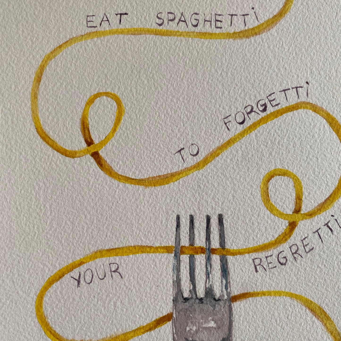 Spaghetti no regretti